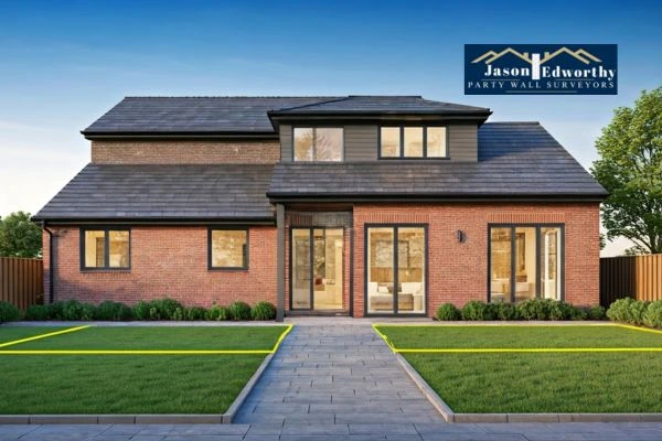 Home extension focusing on boundary line Redbridge